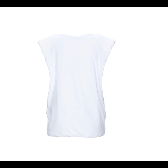 Federica Tosi White Muscle T shirt Size 12 or IT 48 - Picture 7 of 7